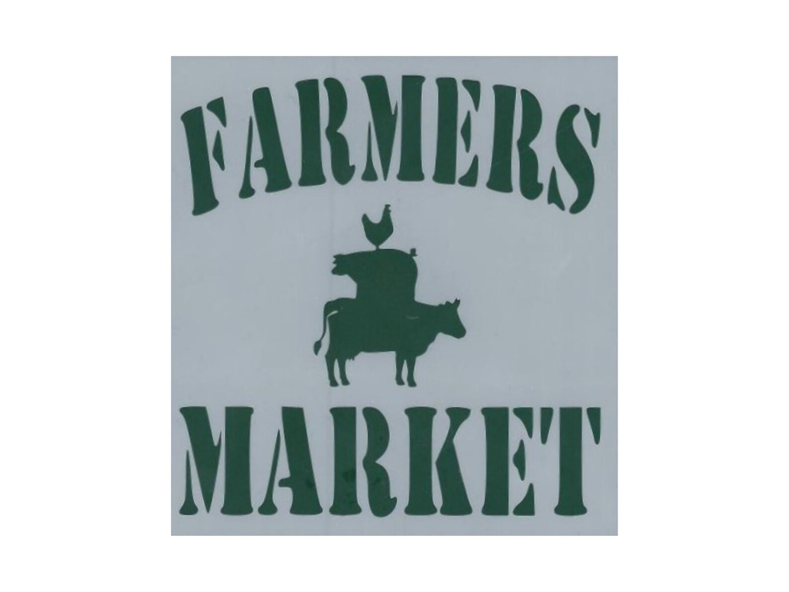 Farmers Market Stencil Reusable Stencil DIY Stencil Home | Etsy
