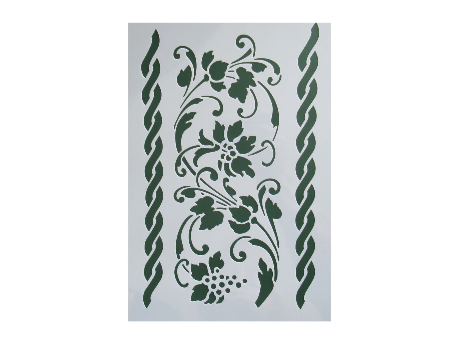 Flower & Rope Stencil Reusable Stencil DIY Stencil Home Etsy