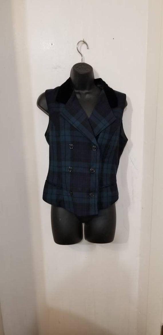 Scotch Plaid Alanni by Donnybrook vest, gorgeous s