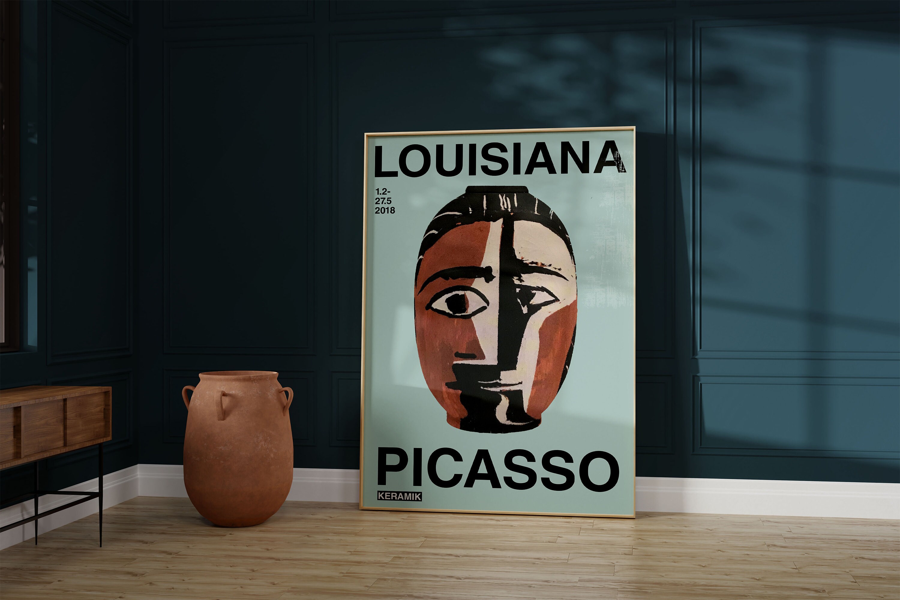 spin Invitere lufthavn Picasso Keramik Louisiana Exhibition Poster Keramik Series - Etsy