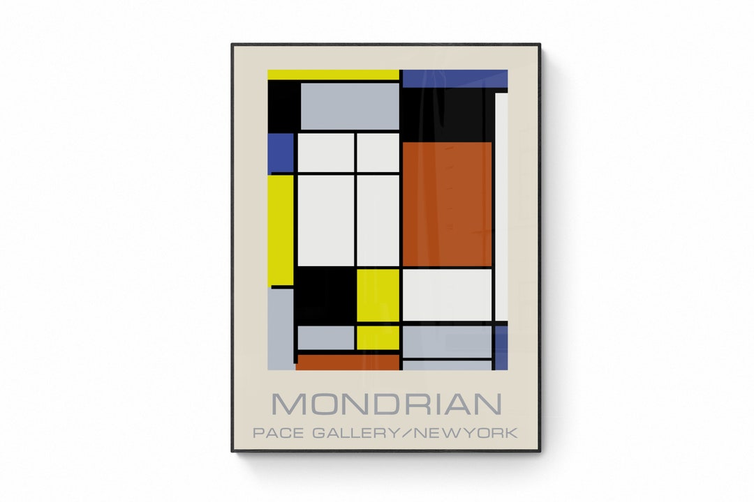 Mondrian Pace Gallery / Newyork Piet Mondrian Exhibition - Etsy