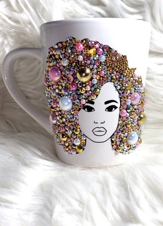 Queen Bling Mugsassy Diva Mug African American Woman Bling Mug - Etsy