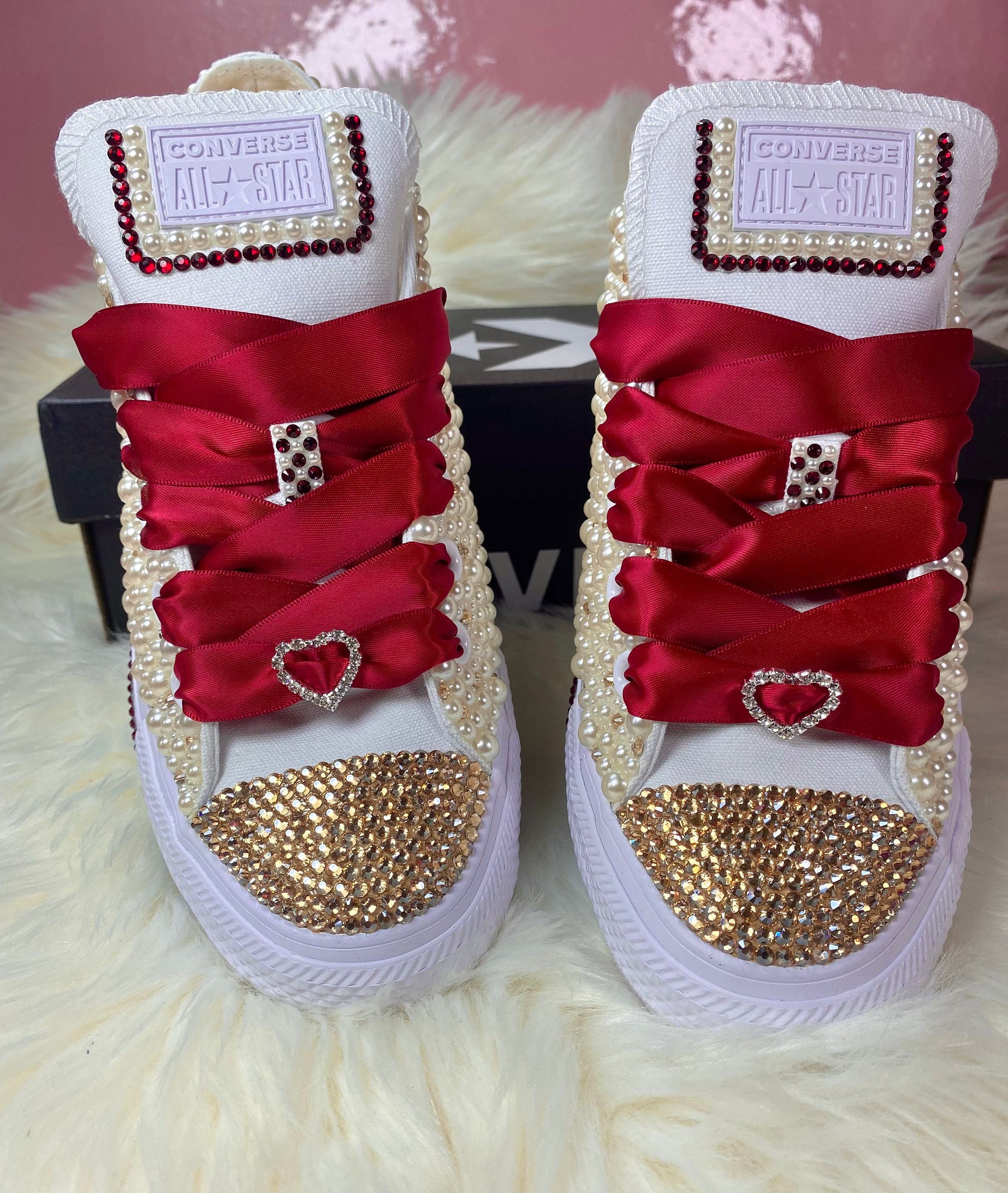 【SO】 Bling Converse-wedding Converse-bridal Sneakers-chucks and