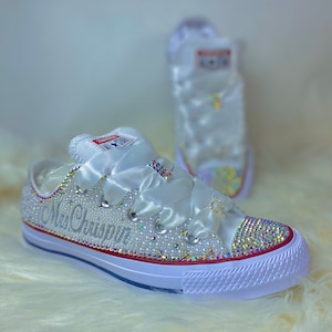 Bling Converse-Wedding Converse-Bridal Sneakers-Chucks and Pearls-Bling Chuck Taylors-Bling Sneakers
