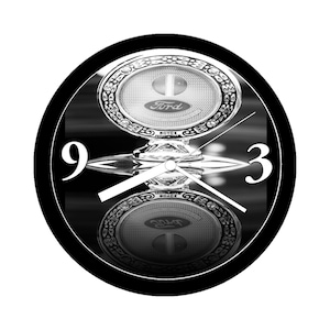 8&quot; Ford Model A Hood Ornament Clock / Ford Model A Hood Ornament Clock / Model T Man Cave Auto Clock / Ford Vintage Ford Clock