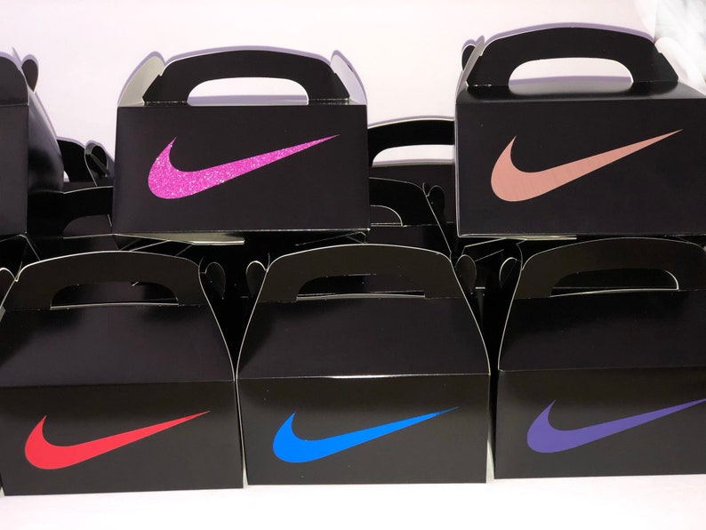 Nike Birthday Party Favor Boxes Etsy Ireland
