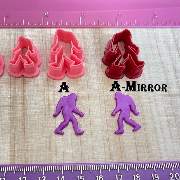 Big Foot Cutter for Cookie or Fondant Cutter and Polymer Clay, Jewelry Earrings Making Mini Stud #309