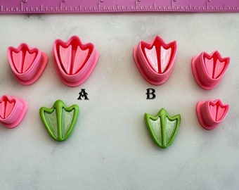 Duck Footprint Cutters Embossing for Cookie Fondant Polymer Clay Jewelry Earrings Mini Stud Making   #253