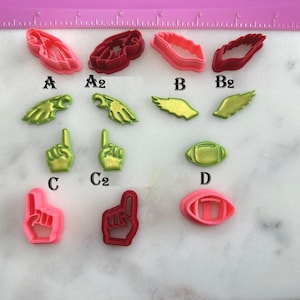 Philadelphia Eagles Cutter Foam Finger Football for Cookie or Fondant and Polymer Clay, Jewelry Earrings Making  #478