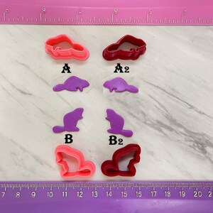 Beaver Cutters Animal for Polymer Clay Jewelry Earring Mini Stud Making Cookie Fondant  #238