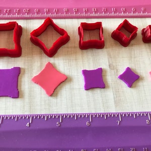 Square Aztec Style Cutter for Polymer Clay Jewelry Earring Making Cookie Fondant Cutter   #561