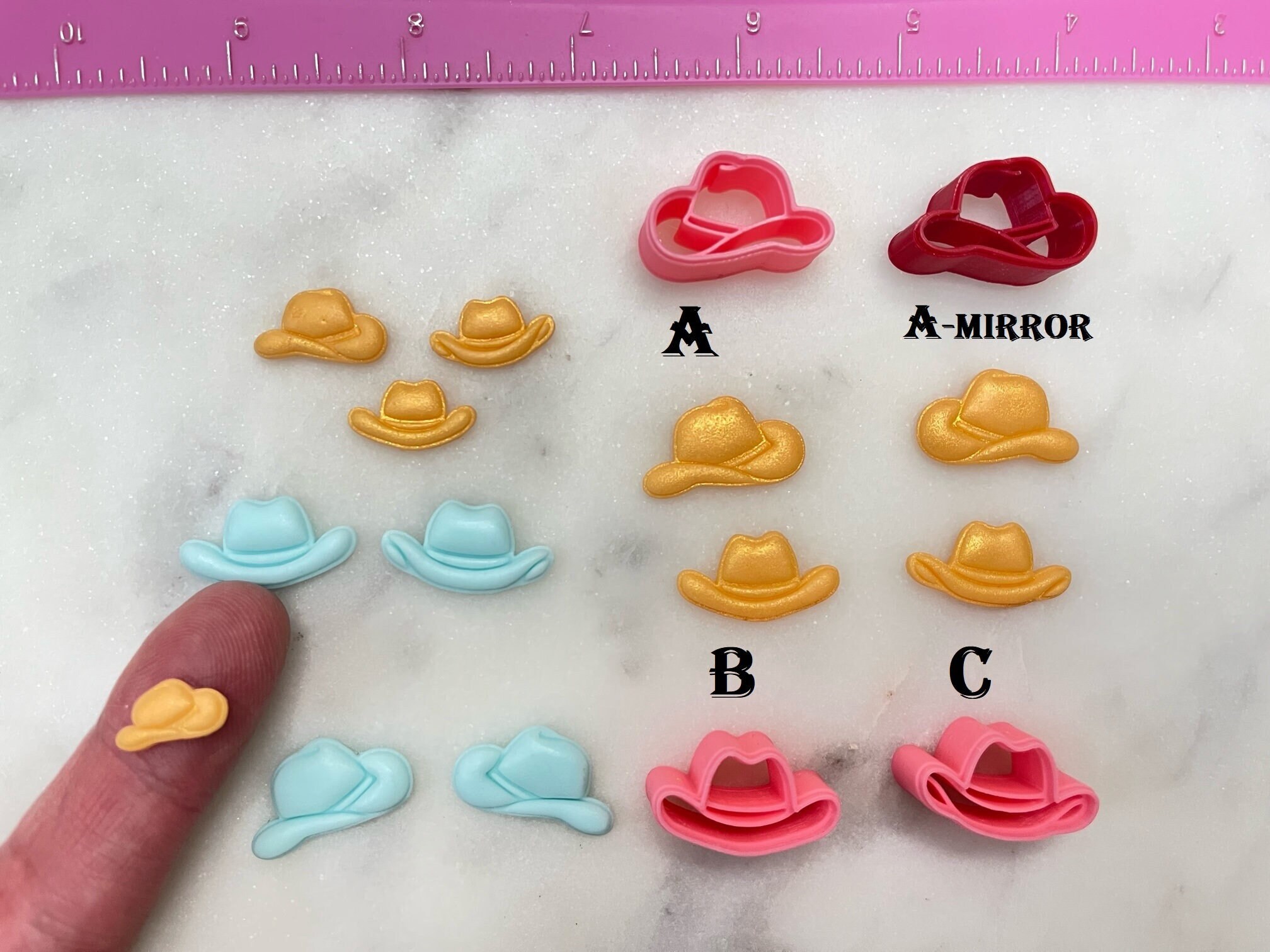  YIFEIJIAO,Cowboy Hat Silicone Mold Fondant Chocolate