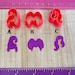 Bunch of Witch Sisters Halloween Cutters for Cookie Fondant Cutter or Polymer Clay, Jewelry Earrings Making   #538 