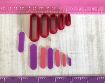 Capsule Fill Cutter for Polymer Clay Jewelry Earring Mini Stud Making Cookie Fondant Cutter   #520