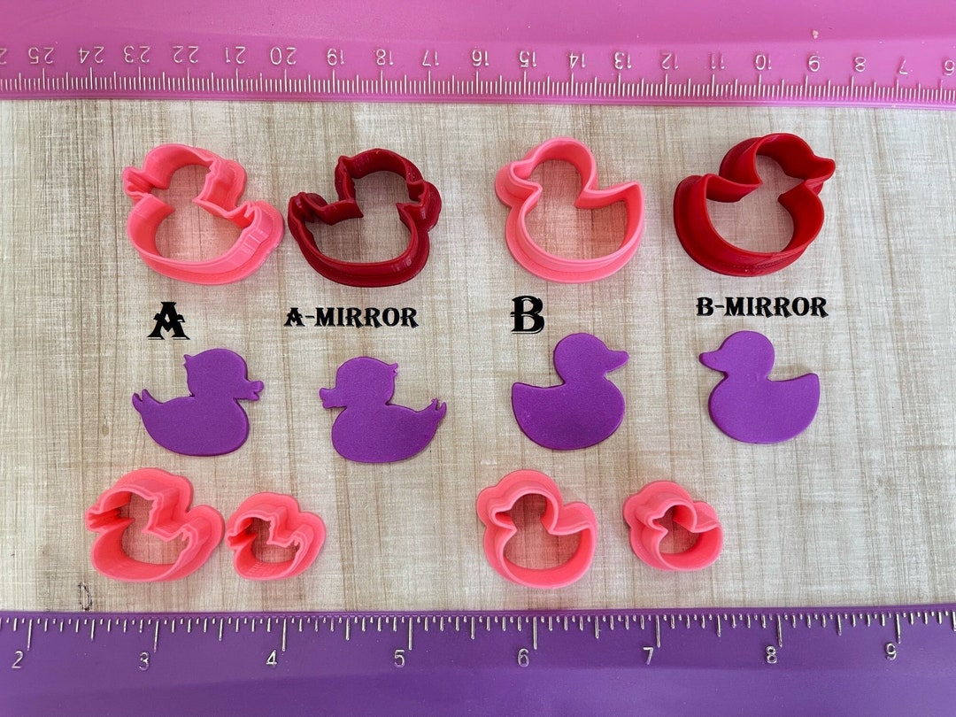 Rubber Duck Cutters for Cookie Fondant Cutter or Polymer Clay, Jewelry ...