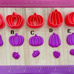 Pumpkin Embossing Cutter for Thanksgiving Cookie Fondant & Polymer Clay Jewelry Earrings Mini Micro Stud Making  #686
