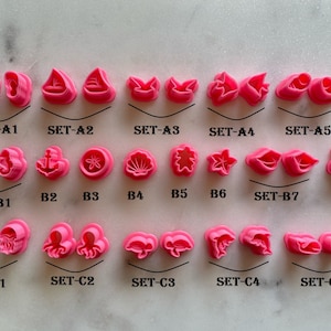 Sea Ocean Cutters Collection Set of 30 for Stud Mini Polymer Clay, Jewelry Earrings Making   #602