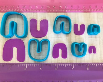 Upside down U Shape Arch Cutter for Cookie or Fondant Cutter and Polymer Clay, Jewelry Earrings Making #382