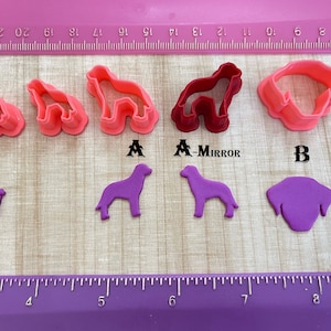 Lab Labrador Retriever Puppy Dog Animal Cutters for Polymer Clay Jewelry Earring Making Cookie Fondant  #243