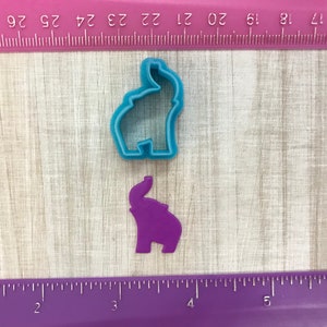 Elephant Cutters for Cookie or Fondant Cutter or Polymer Clay, Jewelry Earrings Making 507 image 5