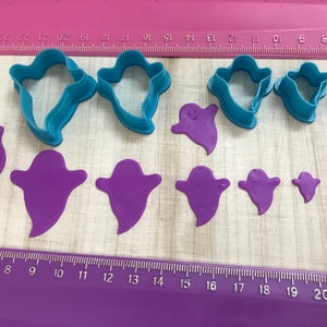 Halloween Ghost Cutter for Cookie Fondant Cutter or Polymer Clay, Jewelry Earrings Making  #551