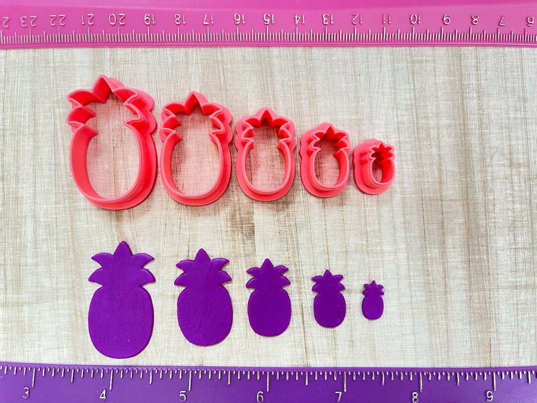 Pineapple Fruit Cutter for Cookie or Fondant Cutter and Polymer Clay ...
