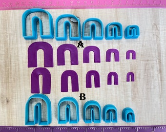 Arch U Shape Cutter for Polymer Clay, Jewelry Earring Making Mini Stud  #380
