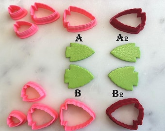 Kansas Arrowhead Cutter for Cookie or Fondant and Polymer Clay, Jewelry Earrings Making   #528
