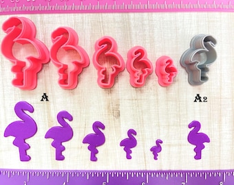 Flamingo Cutter Polymer Clay Jewelry Earring Mini Stud Making Cookie Fondant Cutter  #368