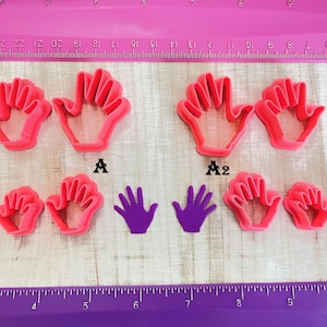 Hand Cutters for Cookie or Fondant Cutter or Polymer Clay, Jewelry Earrings Making #412