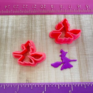 Halloween Witch Broom Cutters for Cookie Fondant Cutter or Polymer Clay ...