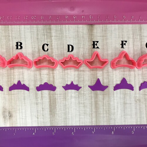 3d Crown Fondant Cutter Etsy