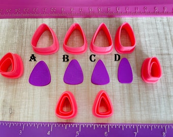 Candy Corn Cutter for Cookie Fondant or Polymer Clay, Jewelry Earrings Mini Stud Making   #163
