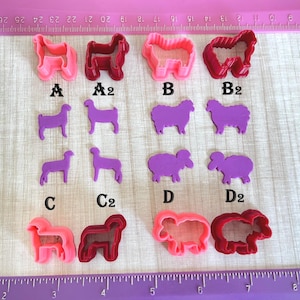 Lamb or Sheep Cutter for Cookie Fondant Cutter or Polymer Clay, Jewelry Earrings Making   #235