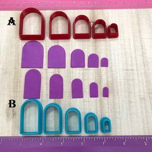 Arch Cutter Or Narrow Arch for Cookie or Fondant Cutter & Polymer Clay, Jewelry Earrings Making Mini Stud #120