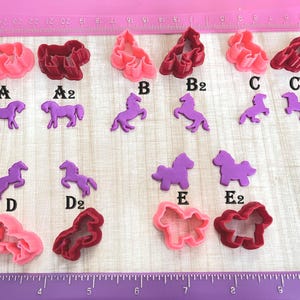 Horse Cutter for Cookie Fondant Cutter or Polymer Clay, Jewelry Earrings Making   #229