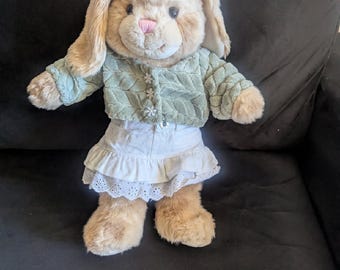 Handmade Custom Plush Cardigan – Build‑A‑Bear 15–16″ Stuffie Sweater – Pick Your Fabric & Buttons