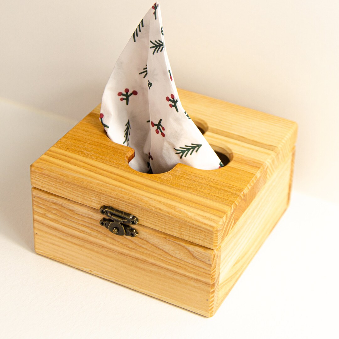 Wooden Napkin Holder Tissue Box With Cover Wooden Napkin Box Serveware ...