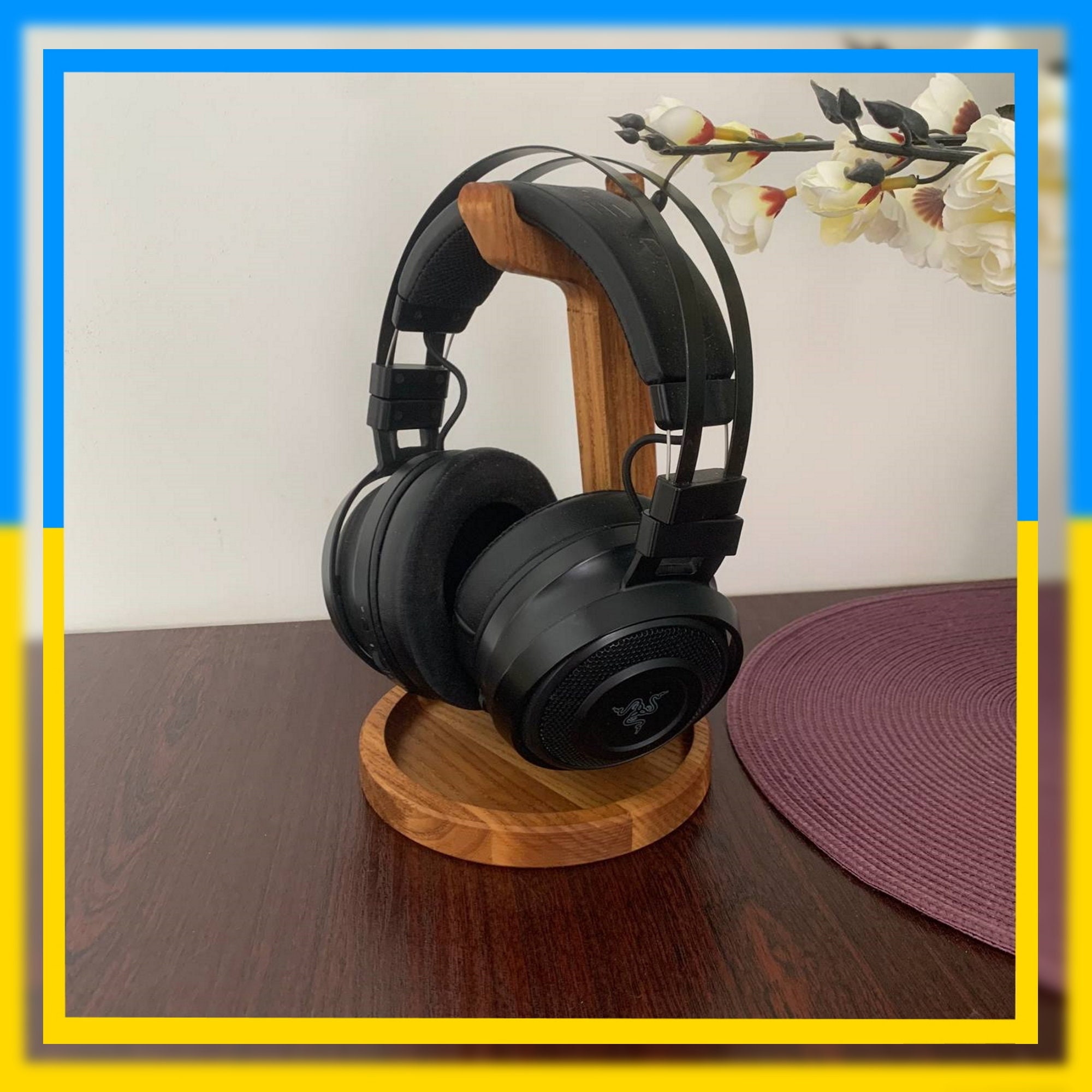Buy Headphone Stand Holder Made of Wood Online in India Etsy