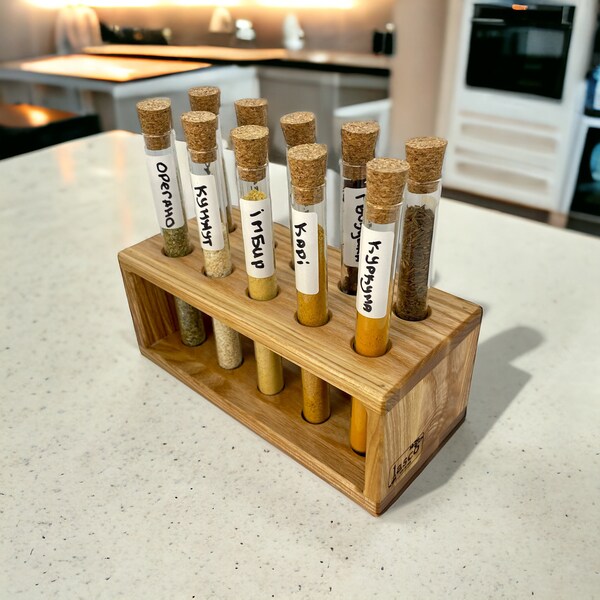 Test Tube Spice Rack - Etsy