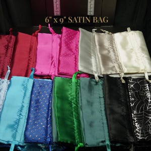 6 "x 9" Satin Taschen