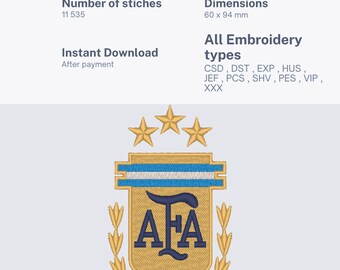Argentina 3 Stars - Etsy