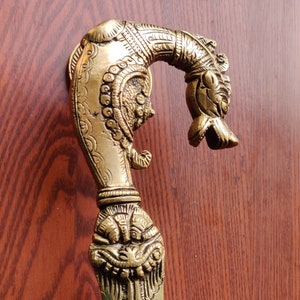 Brass Buddha Hand Door Handle Animal Handle Door Accesorry Handmade Brass Handmade Vintage Gift Item Door Handle Brass Handle