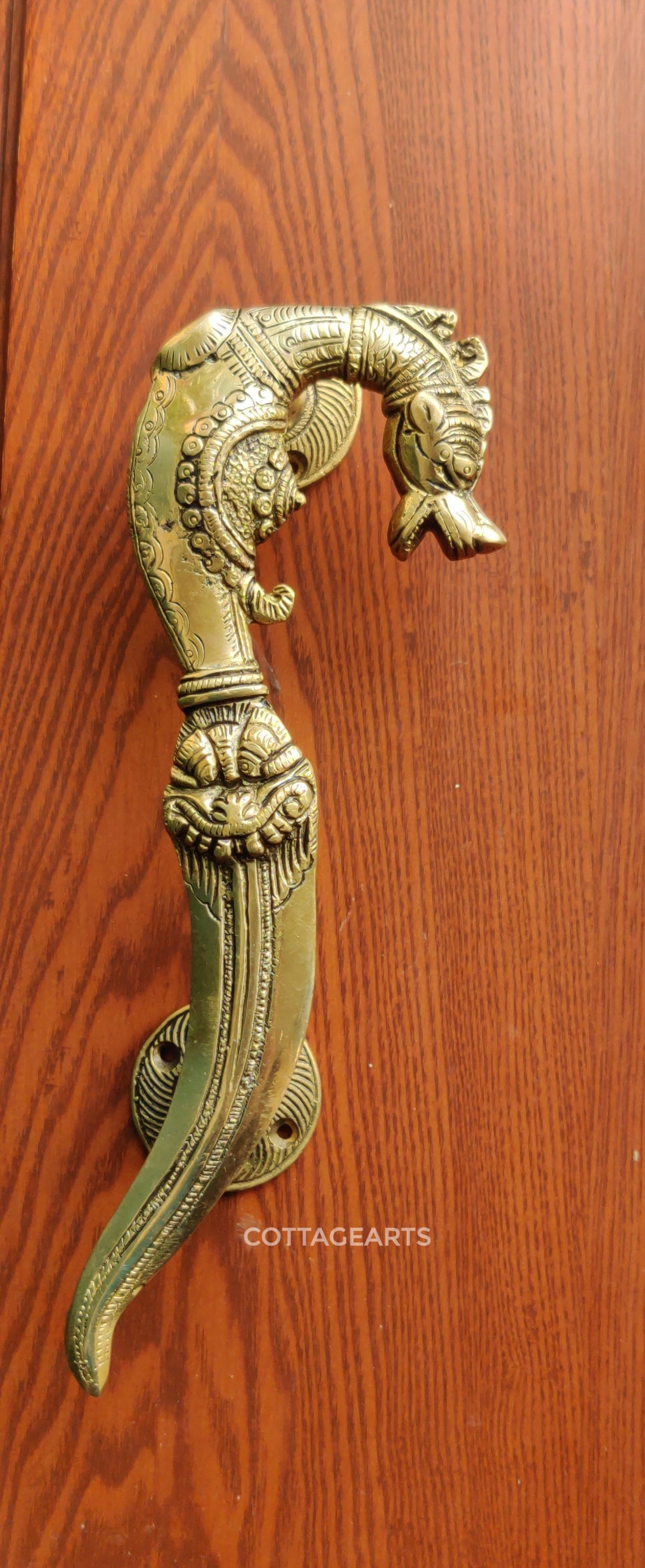 Brass Dragon Door Handle Handmade Gift Item Door Handle Etsy