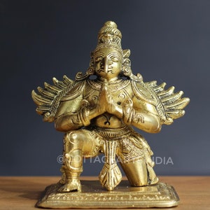 Brass Garuda 5" Gift, brass, home decor, lifestyle, tradition, idol, statue, peace, prosperity,