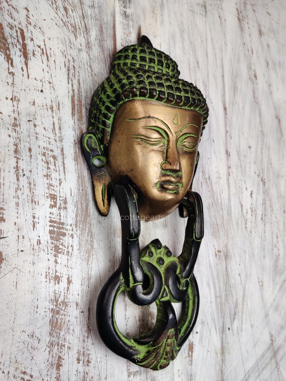 Brass Buddha Hand Door Handle Animal Handle Door Accesorry Handmade Brass Handmade Vintage Gift Item Door Handle Brass Handle