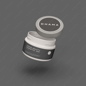 Skincare Cosmetic Cream Jar Mockup Minimal Mockup Easy Editable Photoshop Mockup modern aesthetic designers packaging makeup cosmetic jar