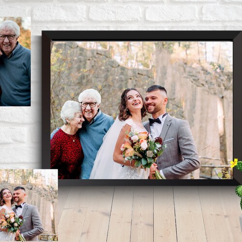 Add Person to Photo add Deceased Loved One to Etsy