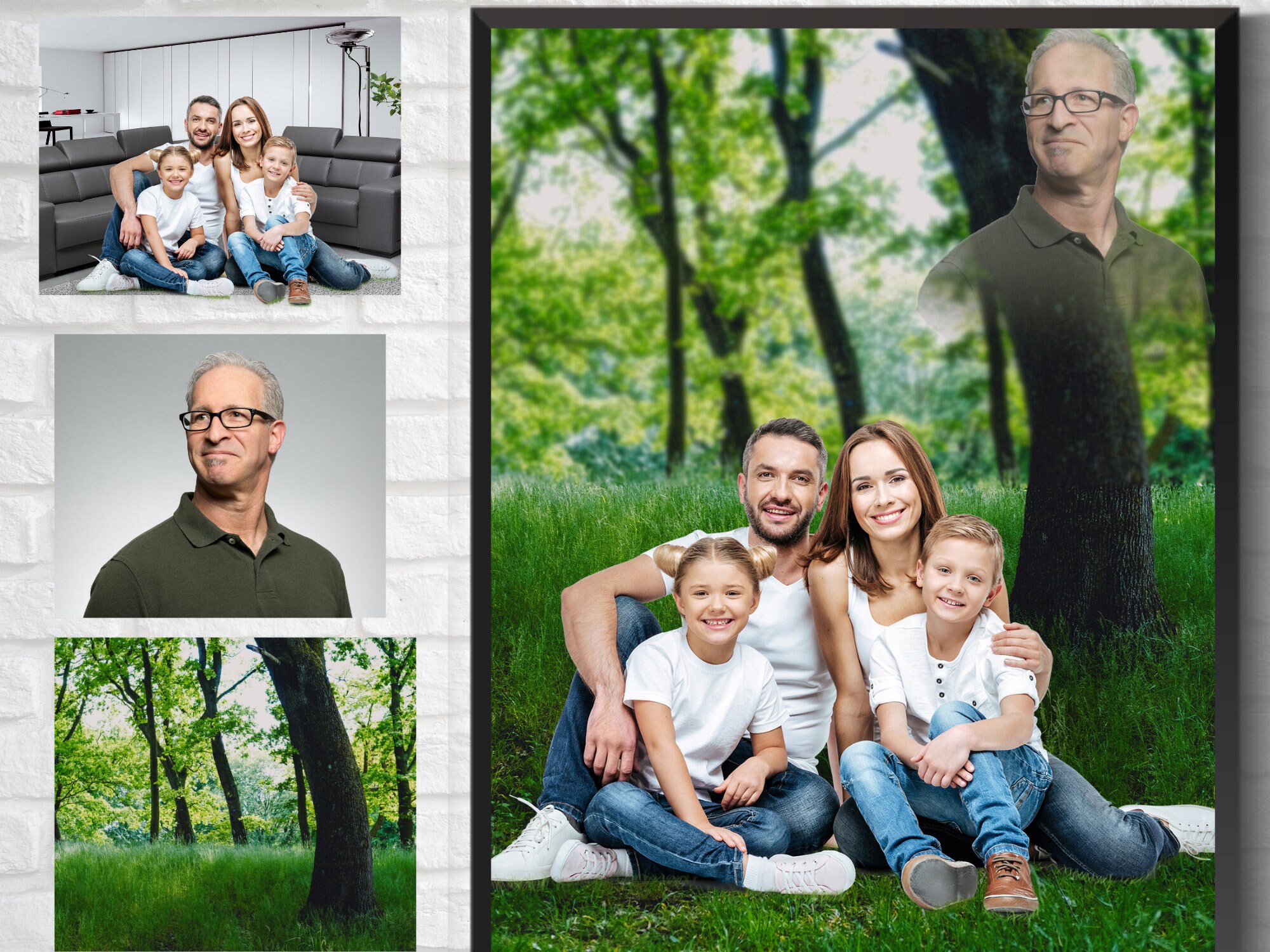 Add Deceased Loved One to Picture Add an Angle to Photoadd Etsy