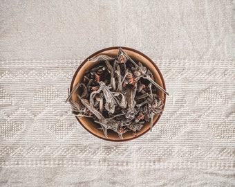 Salvia seca: Hierba cultivada orgánicamente
